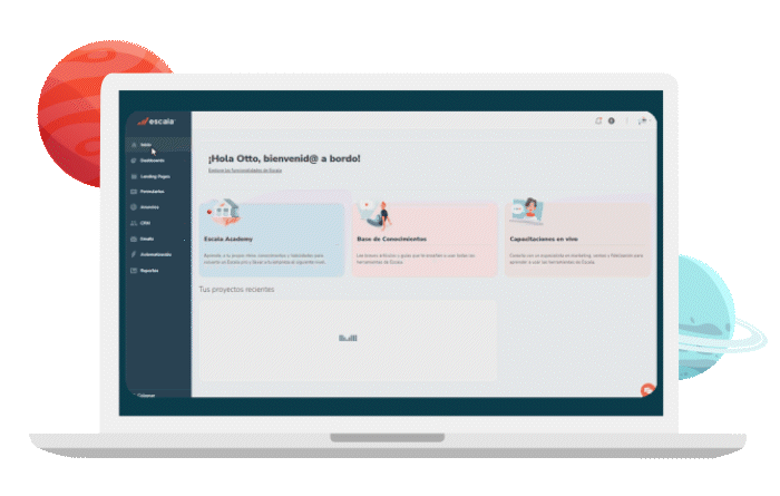GIF automatización de asignación de leads Real de los Cues