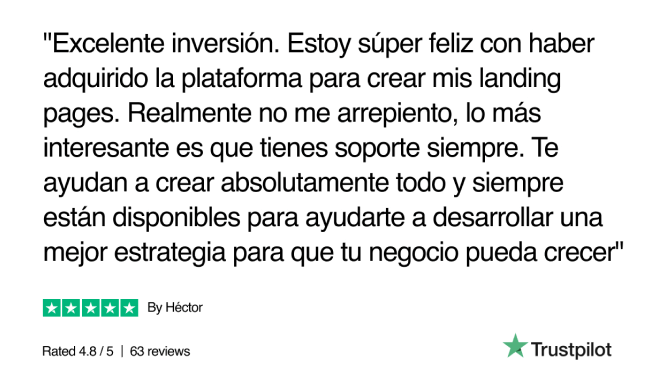 TrustPilot review