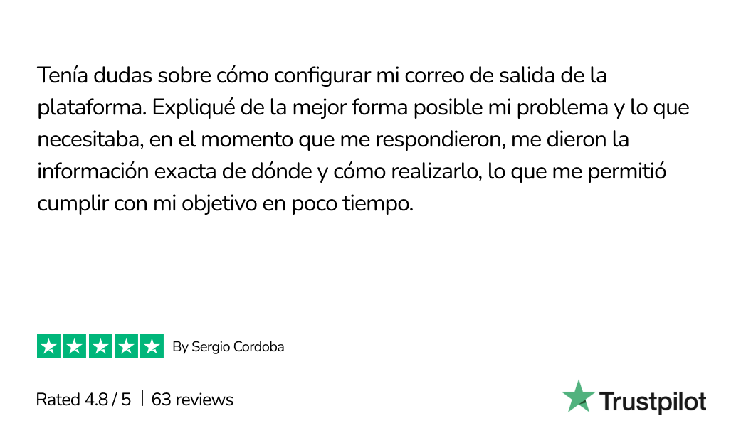 TrustPilot review