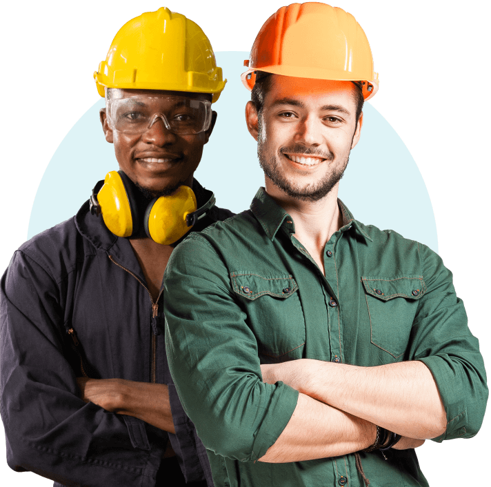 Ilustración de hombre trabajando en su computadora portátil en referencia al uso de Escala como plataforma CRM