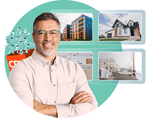 Ilustración persona Inmobiliaria