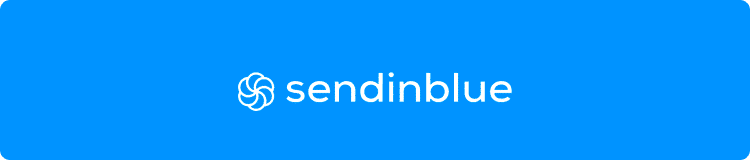 Logotipo de Sendinblue como herramienta para hacer email marketing recomendada