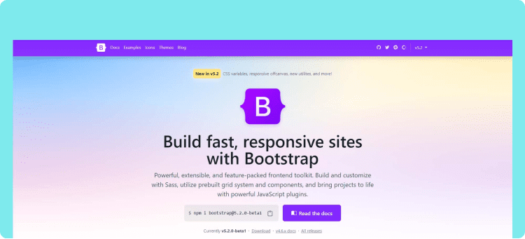 Ilustración en referencia a Bootstrap como herramienta para la creación de un sitio web para negocios