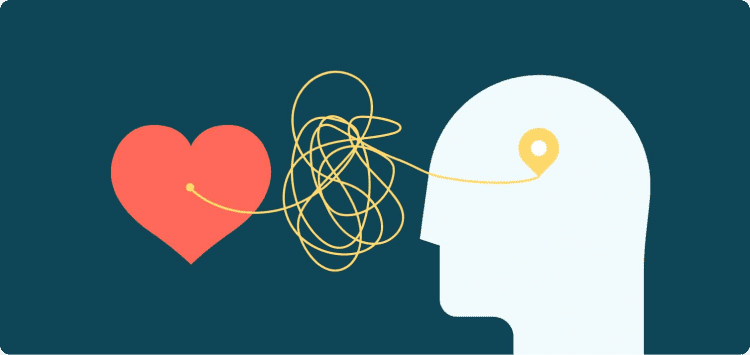 Ilustración en referencia a instinto vs racionalidad en Brand Awareness