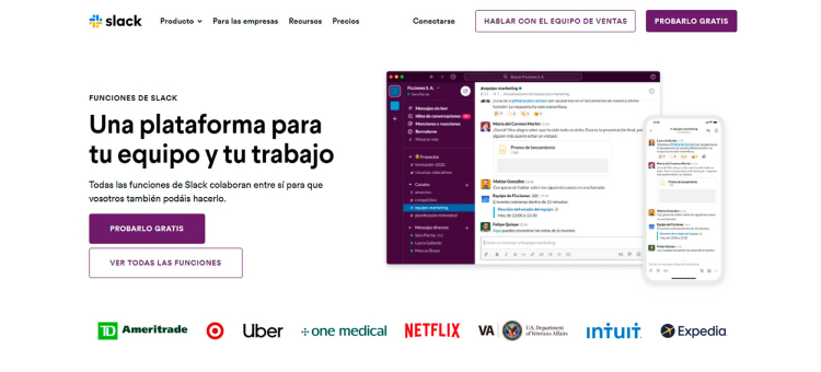  Ilustración en referencia a Slack como ejemplo de estrategias de publicidad que funcionan