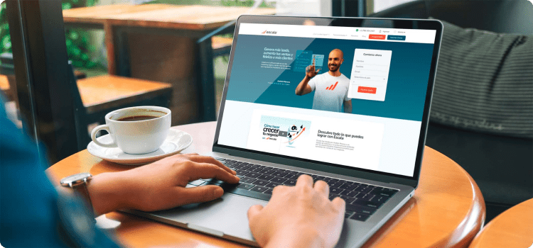 Ilustración en referencia a formas de hacer crecer un negocio con Escala con todas sus funcionalidades como plataforma de marketing y ventas en Español